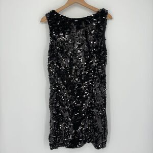 J. Crew Sequin Scoop Back Mini Dress